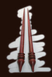 Purpleheart Russian Spindle