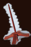 Tulipwood with matching shaft Turkish Spindle