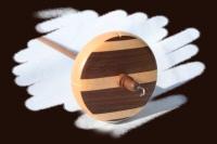 Sycamore and American Black Walnut stripes with Walnut shaft